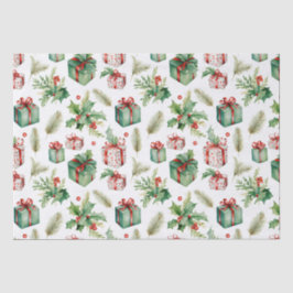 Papel De Seda winterberries y regalos