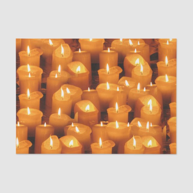 Papel De Seda Wish Candles Tissue Paper (Anverso)