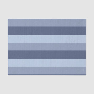 Papel De Seda Wisteria Blues Blue Ombre Tonal Stripes