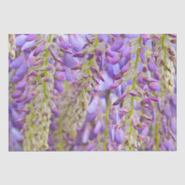 Papel De Seda Wisteria Violeta de árbol de flores moradas