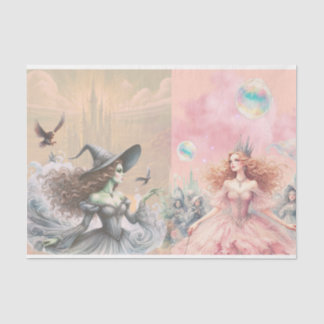 Papel De Seda Witch and Galinda Wizard of Oz Decoupage