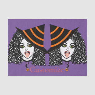 Papel De Seda Witch Thunder_Cove con cabello rizado