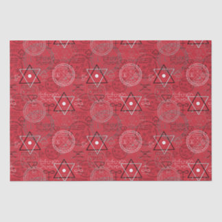 Papel De Seda Witchen Halloween Wiccan Pentagram Pentacle   