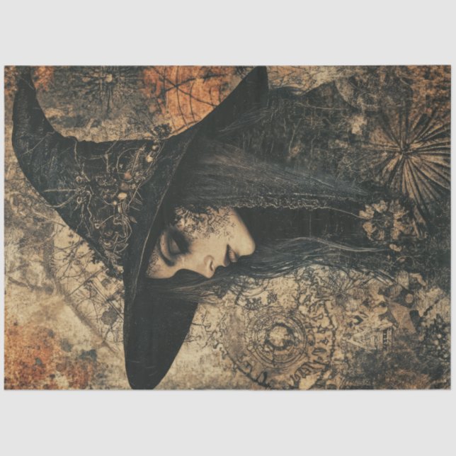 Papel De Seda Witchy Woman Vintage (Anverso)