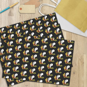 Papel De Seda Wolf Howling Moon