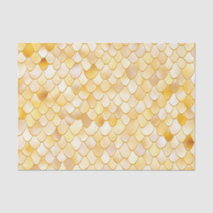 Papel De Seda Wonky Watercolor Gold Purpurina Escaparates de sir