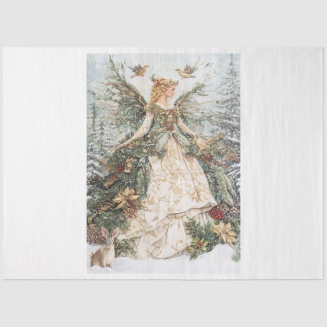 Papel De Seda Woodland Angel (Anverso)