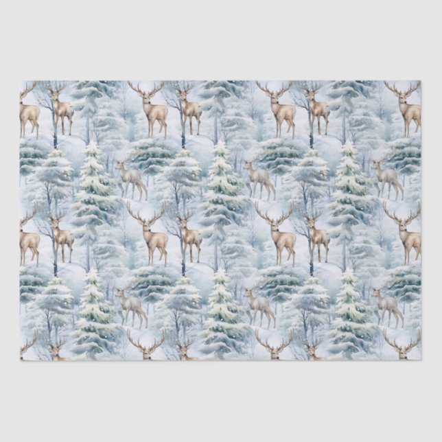 Papel De Seda Woodland Deer (Anverso)