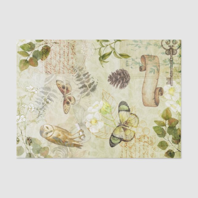 Papel De Seda Woodland Ephemera (Anverso)