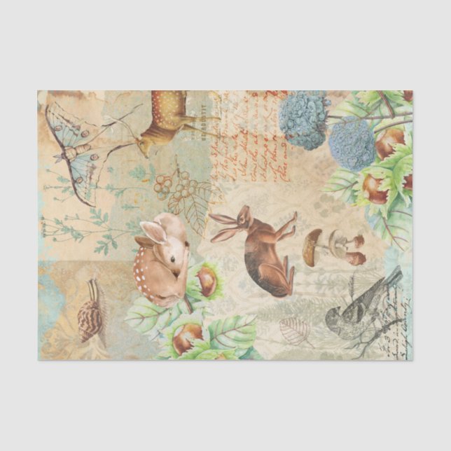 Papel De Seda Woodland Ephemera (Anverso)