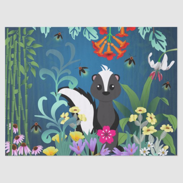 Papel De Seda Woodland Skunk (Anverso)