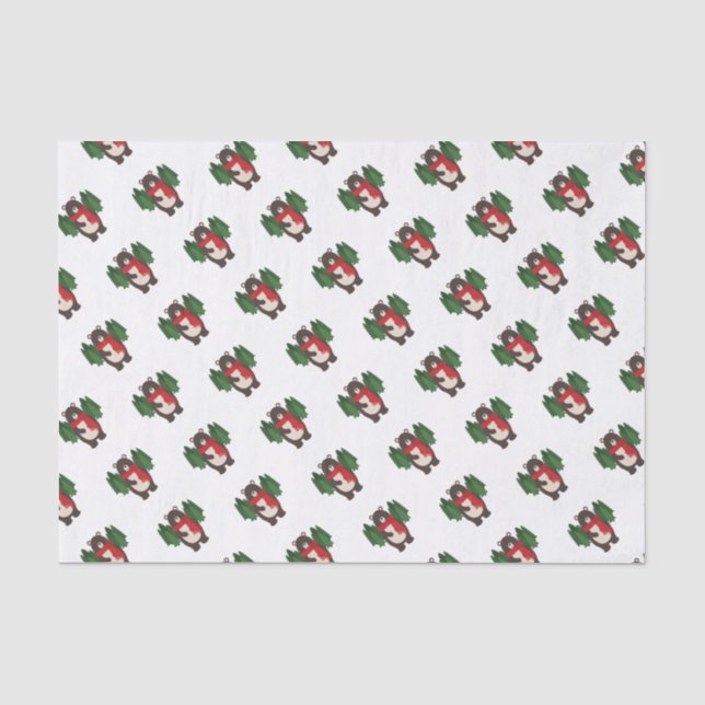 Papel De Seda Woodsy Bear (Anverso)