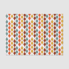 Papel De Seda Wrappin vintage de Boho Bohemian de Mod Retro 1960