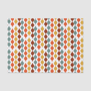 Papel De Seda Wrappin vintage de Boho Bohemian de Mod Retro 1960