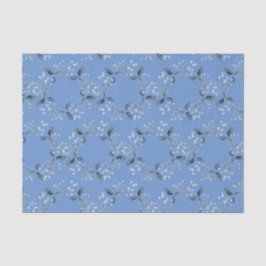 Papel De Seda Wreath azul