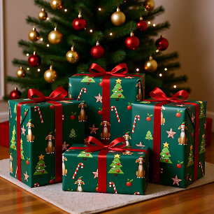 Papel De Seda X mas Whippet Wonderland