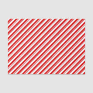 Papel De Seda Xmas Peppermint Candy Rojo Rayo Blanco Envuelto