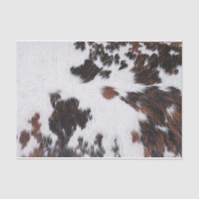 Papel de seda y papel de decoupage - Cuero de vaca (Anverso)