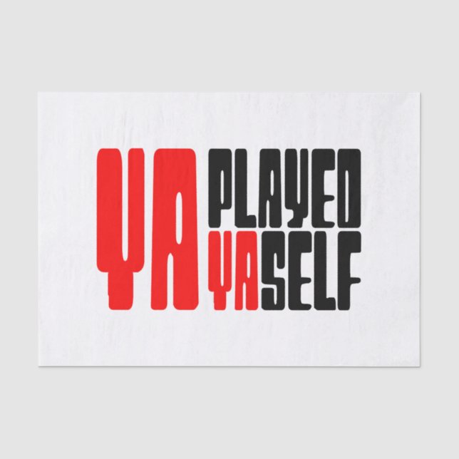 Papel De Seda Ya jugó con Yaself (Anverso)