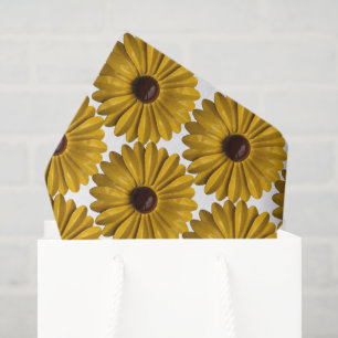 Papel De Seda Yellow Daisy Flower Summer Birday Garden Bouquet