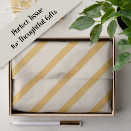 Papel De Seda Yellow Ivory Cream Beige Stripes 