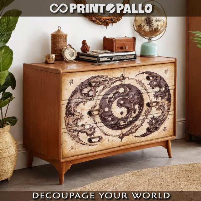 Papel De Seda Yin y Yang en pergamino - (Subido por el creador)