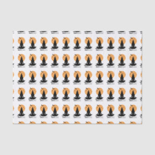 Papel De Seda Yoga de Halloween contemporáneo