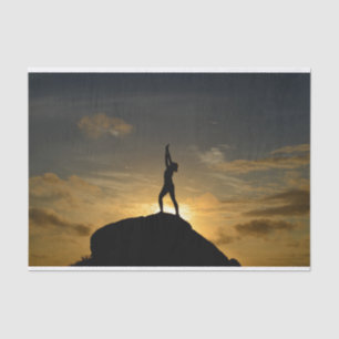 Papel De Seda Yoga de la salida del sol