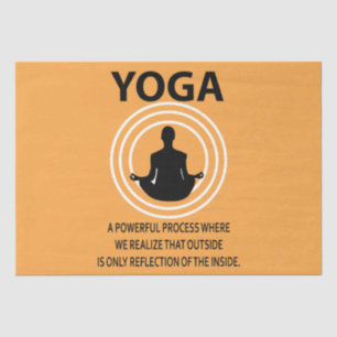 Papel De Seda Yoga Meditación Yoga