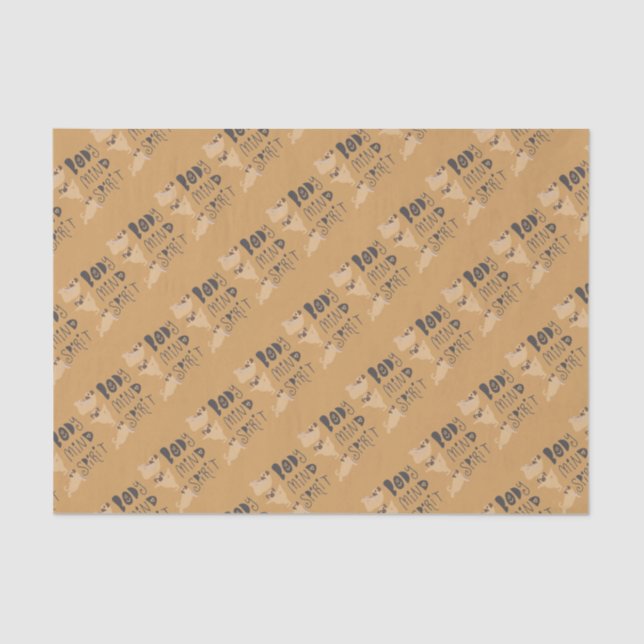 Papel De Seda Yoga Pugs (Anverso)