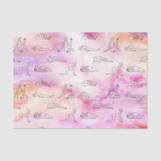 Papel De Seda Yoga Rosa (Diseño 33 Serie Rosa)