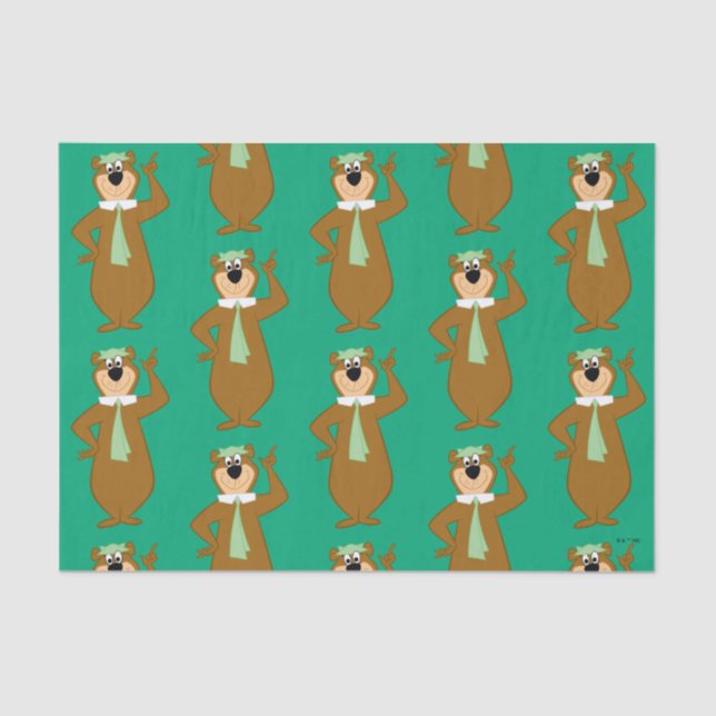 Papel De Seda Yogi "Más Inteligente Que El Oso Medio" (Anverso)