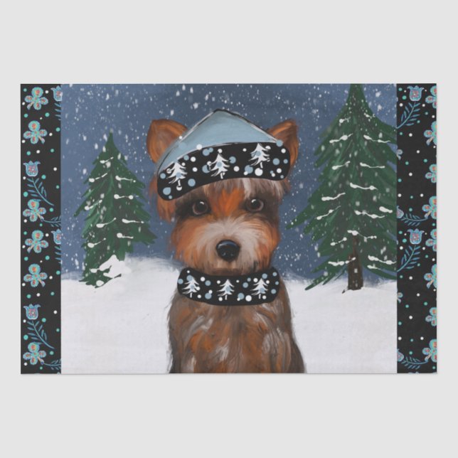 Papel De Seda Yorkie          (Anverso)