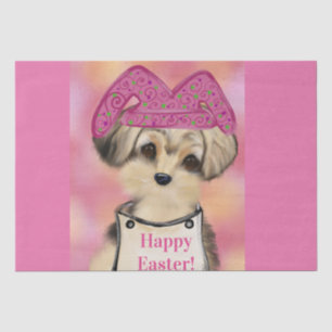 Papel De Seda Yorkie Poo    