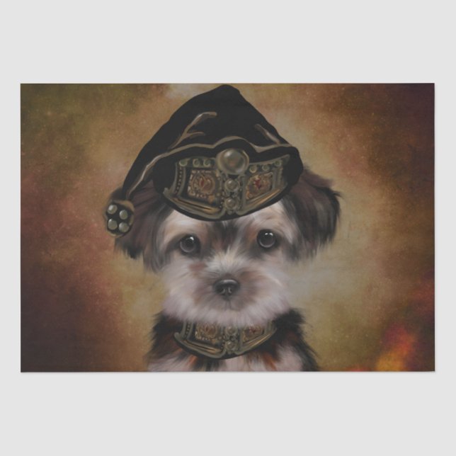 Papel De Seda Yorkie Poo (Anverso)
