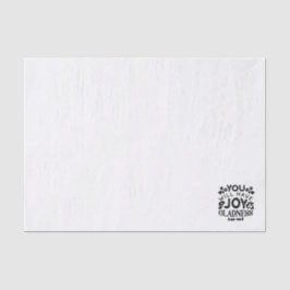 Papel De Seda You Will Have Joy and Gladness Inspirational Quote