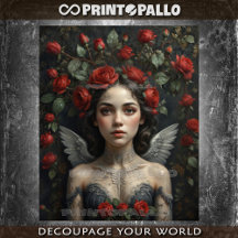 Your angel love flowers and roses! - 