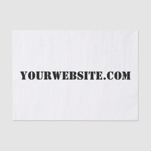 Papel De Seda YourWebSite.com (Anverso)
