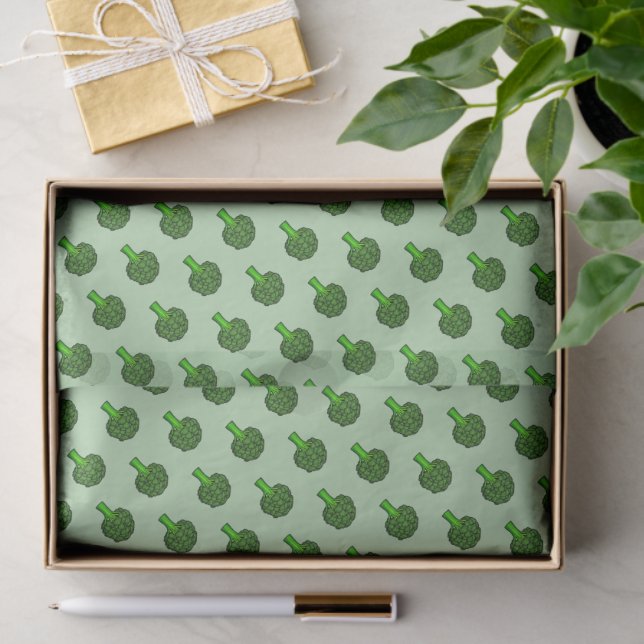 Papel De Seda Yummy Broccoli (Regalo )