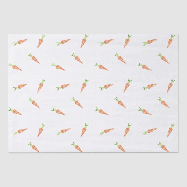 Papel De Seda Yummy Carrots Easter Tissue Paper (Anverso)