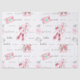 Papel De Seda Zapatillas de ballet rosa