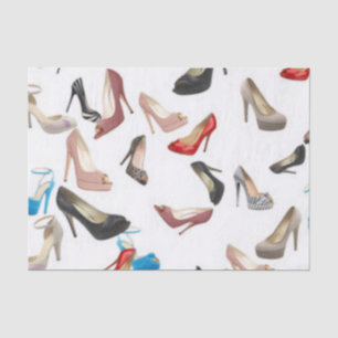 Papel De Seda Zapatos de los tacones altos