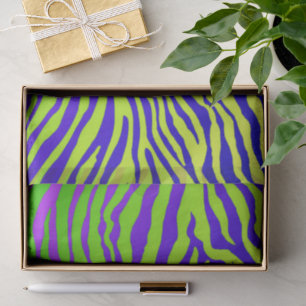 Papel De Seda Zebra verde