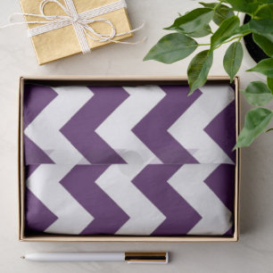 Papel De Seda Zigzag blanco morado