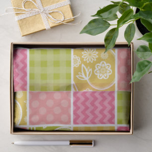 Papel De Seda Zigzag, Chevron, Polka Dots, Gingham, Patchwork