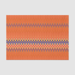 Papel De Seda Zigzag naranja