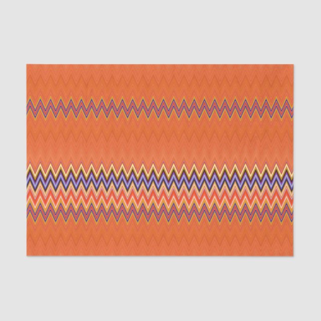 Papel De Seda Zigzag naranja (Anverso)