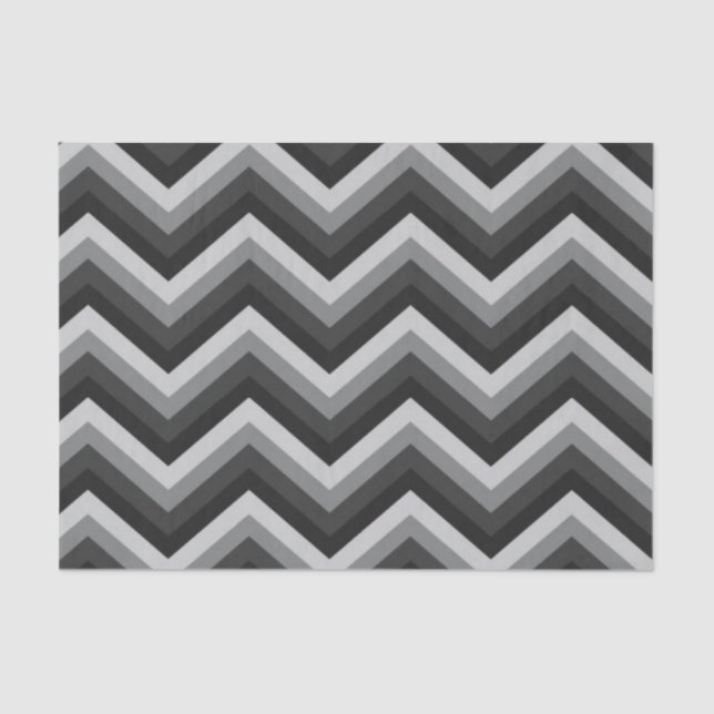 Papel De Seda Zigzag retro Chevron del modelo (Anverso)