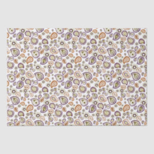 Papel De Seda Zinnia y Paisley