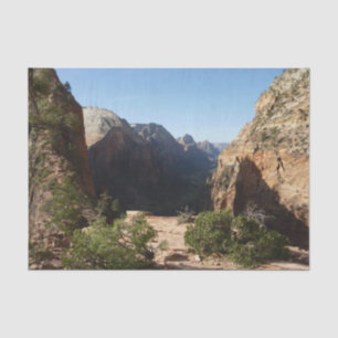Papel De Seda Zion desde el sendero Angels Landing Zion National